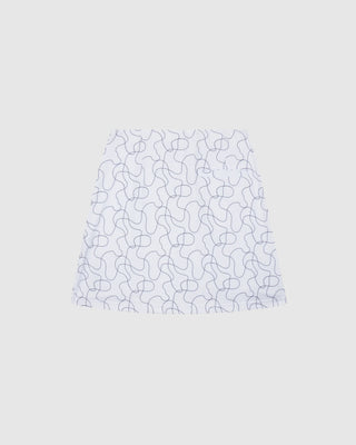 WHITE LUNAR SKIRT