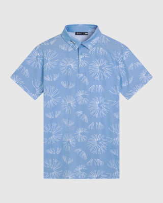 Polo Piqué con Estampado de Medusas