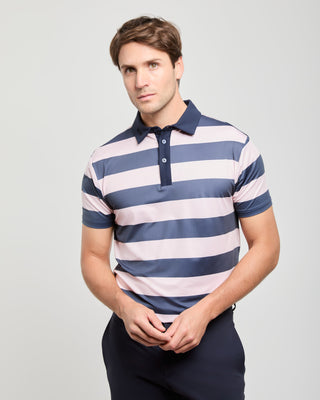 Polo Técnico Estampado de Rayas