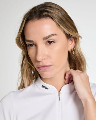 Polo Liso Técnico Con Cremallera