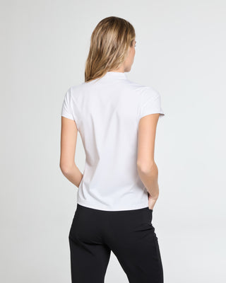 Polo Liso Técnico Con Cremallera