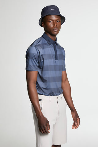 Polo Técnico Estampado de Rayas