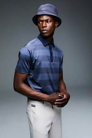 Polo Técnico Estampado de Rayas