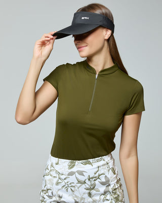 Polo Liso Media Cremallera