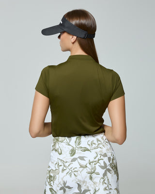 Polo Liso Media Cremallera