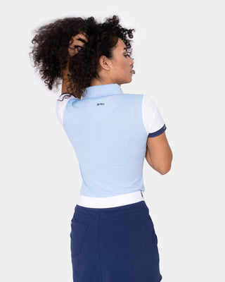 Polo manga corta bicolor Alcalá