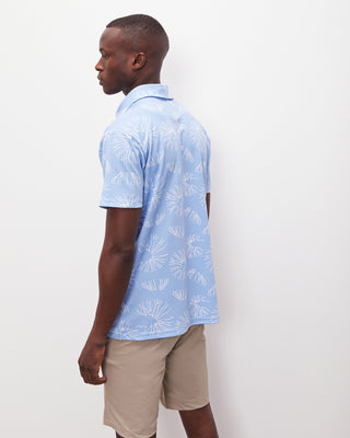 Polo Piqué con Estampado de Medusas