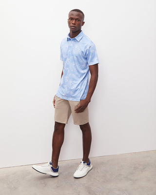 Polo Piqué con Estampado de Medusas