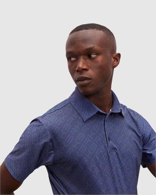 Polo con Estampado Monogram