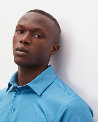 Polo con Estampado Monogram