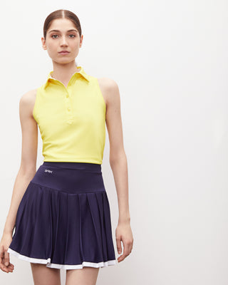 Polo Piqué Básico Sin Mangas