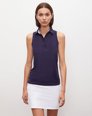 Polo Piqué Básico Sin Mangas