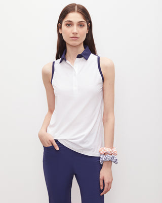 Polo Bicolor Sin Mangas